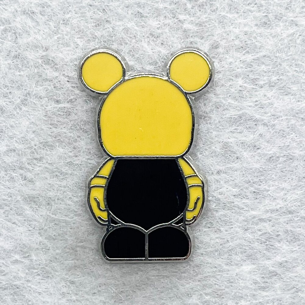 🔮 5/$25 Disney Vinylmation Jr Yellow & Black Pin